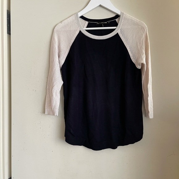 Rag & Bone Lexie Colorblock Raglan Knit Pullover - Picture 7 of 8